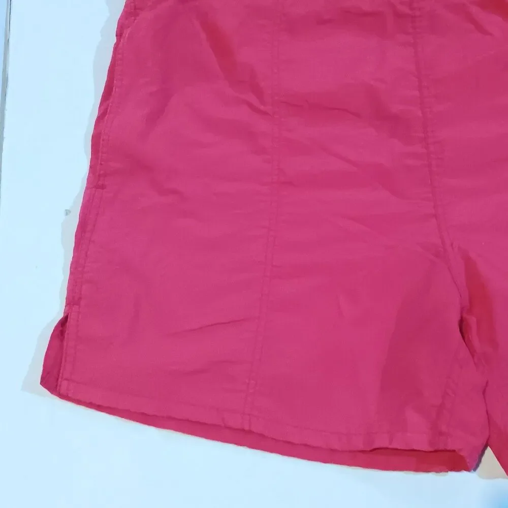 Vintage Burnin Water Swim Trunks-Medium-Mesh Brief-Pockets-Internal Drawstring